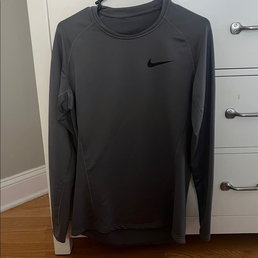 Nike Charcoal Long Sleeve Top